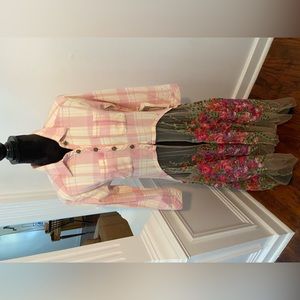 NEW ARATTA ANASTASIA MAXI SHIRT BLEACHED ROSE